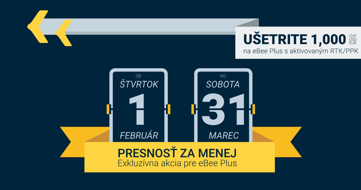 Akciová ponuka na senseFly eBee RTK/PPK