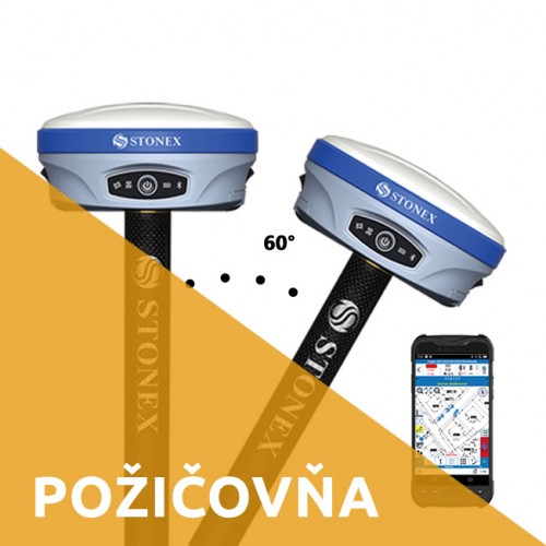 Zapožičanie geodetickej GNSS zostavy Stonex S900A (IMU) s tabletom